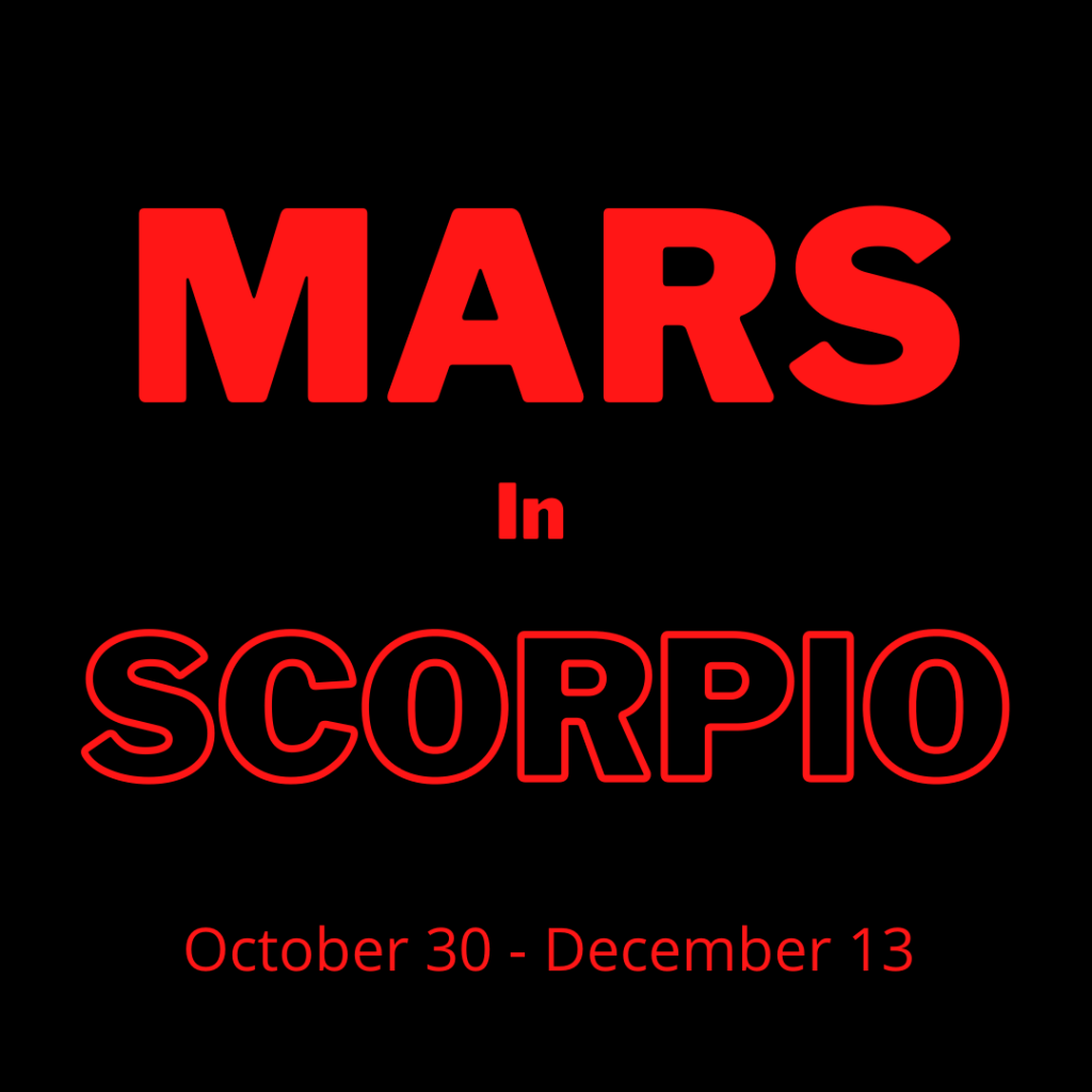 Mars in Scorpio