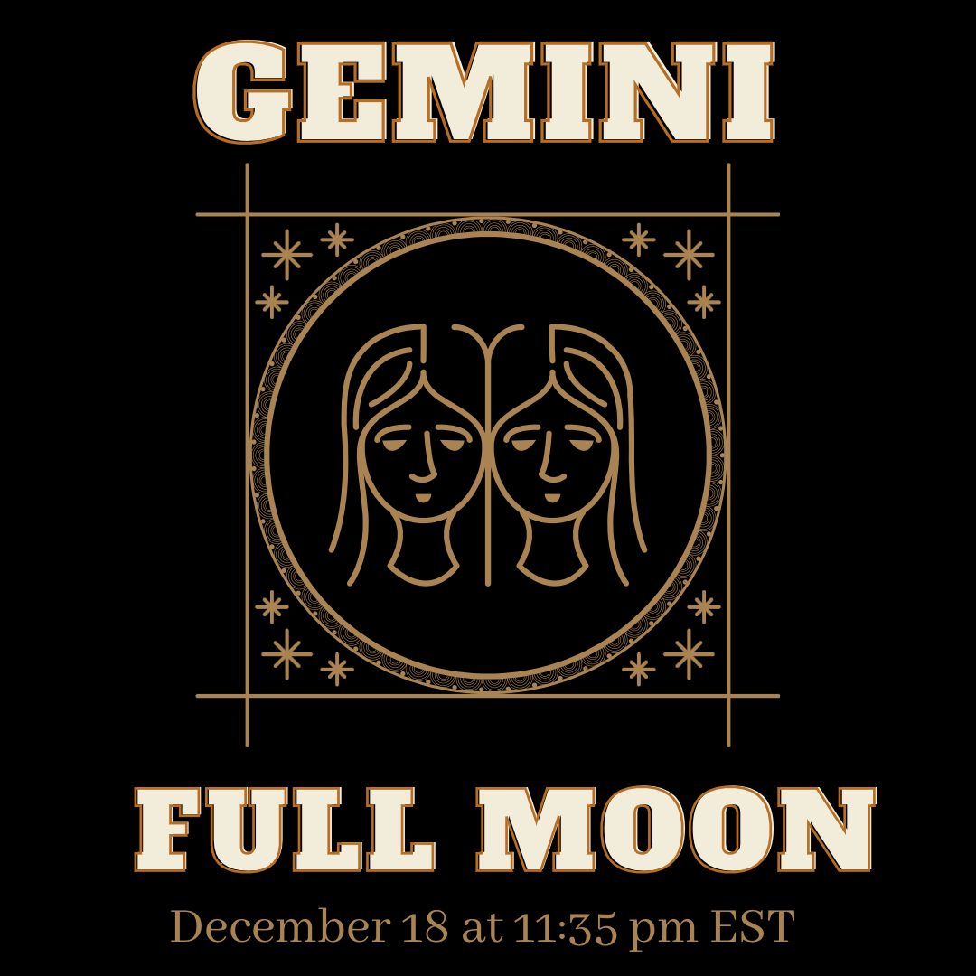 The Gemini Full Moon on December 18th – Alison's Tarot & Astrology