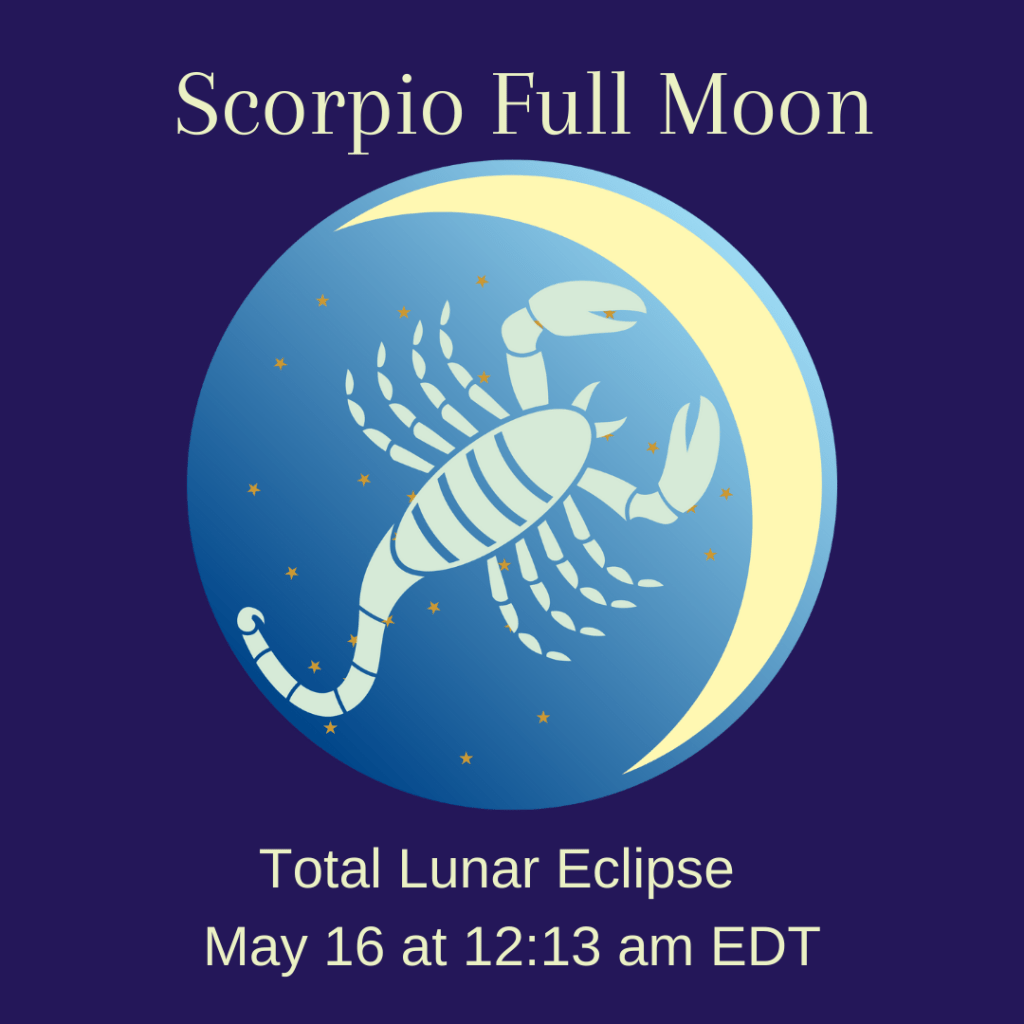 Scorpio Full Moon Total Lunar&nbsp;Eclipse