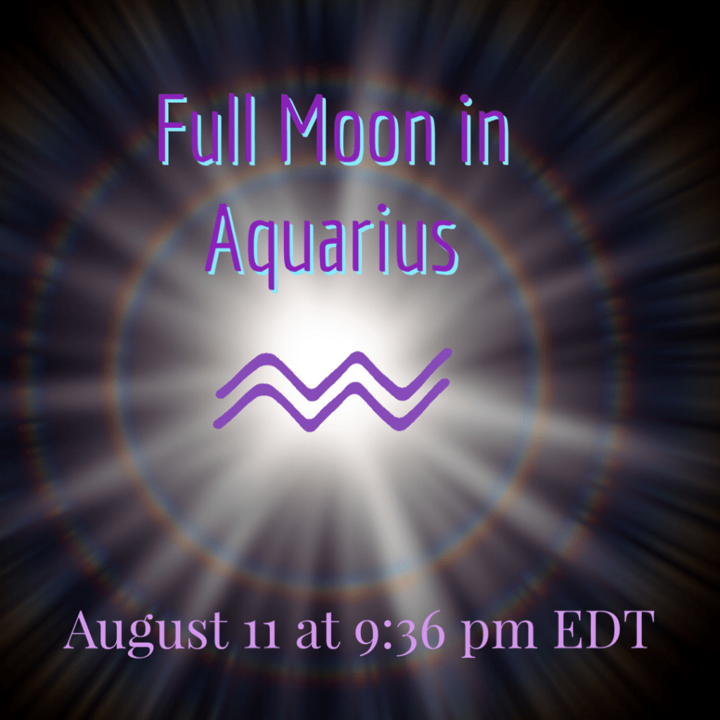 Aquarius Full Moon&nbsp;2022